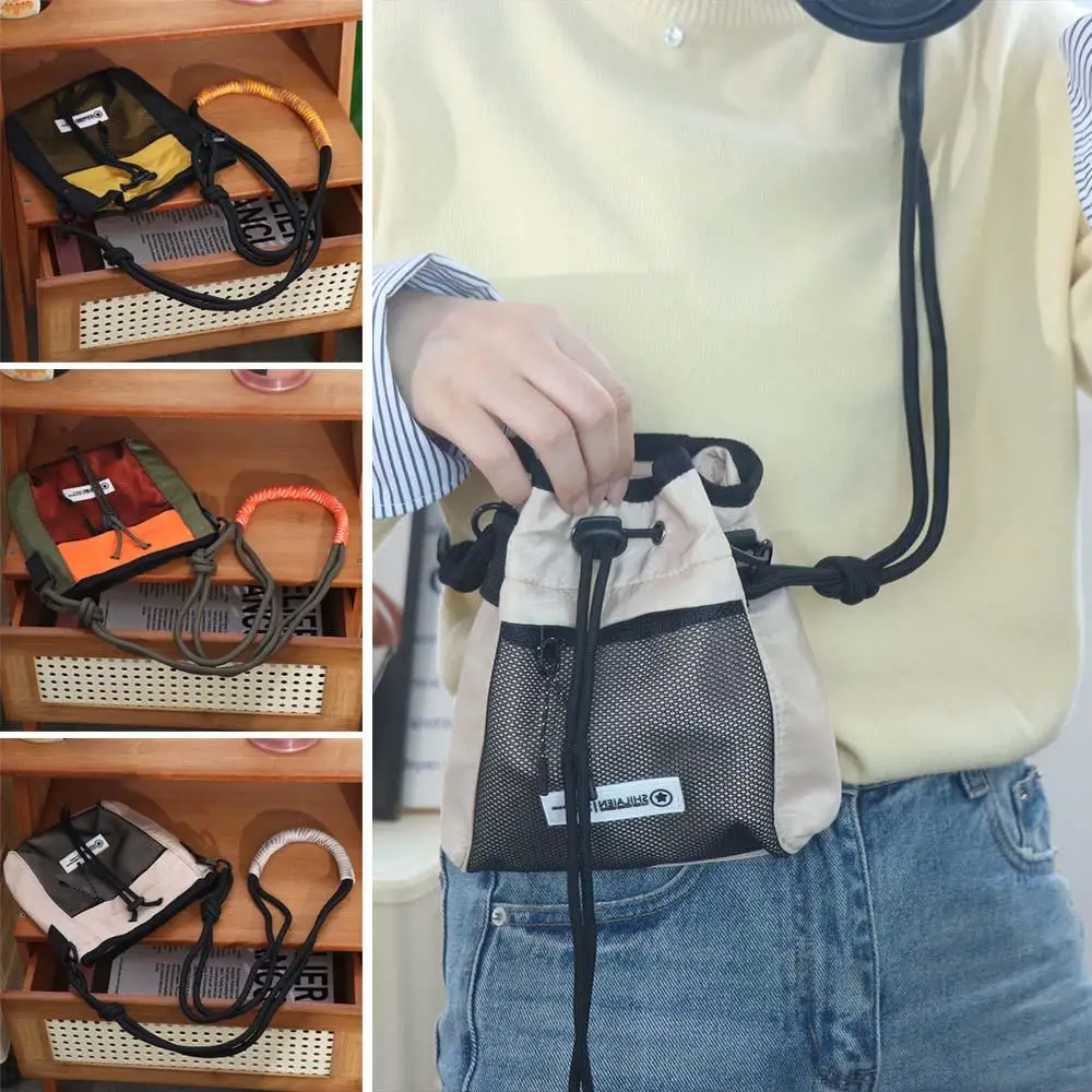 حقيبة كروس برباط من النايلون متعددة الاستخدامات مربعة على الطراز الكوري للرجال حقيبة ساعي البريد خفيفة الوزن مطوي حقيبة يد صغيرة للأطفال #4