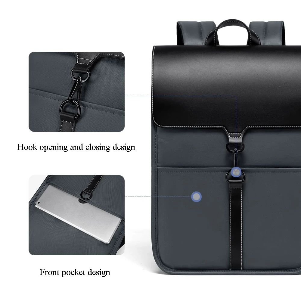 Backpack Men's High-End Fashion Simple Business Commuting Computer Bag Trendy Women's Bag Large Capacity Backpack