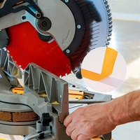 A56X 12pcs Zero GapWoodworking Tape,for More Accurate Cuts on Miter Saw, Zero Clearance Insert for Positioning Wood Cutting