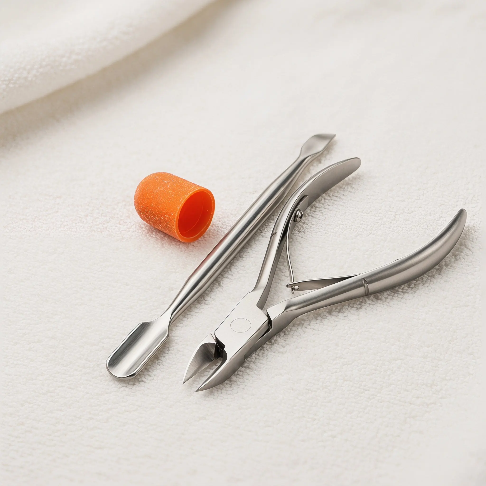 1Set Nail Sanding Caps 10Mm Fine Grit Plastic Sanding Bands Safe Rounded Edges for Professional Nail Drills Manicure Pedicure