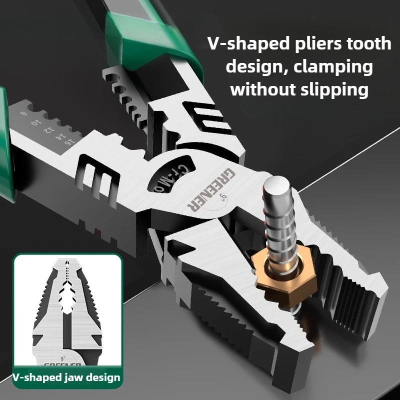 Electrician Wire Pliers Multi-purpose Portable Wire Cutters Industrial Grade Labor-saving Strippers Hardware Manual Tools