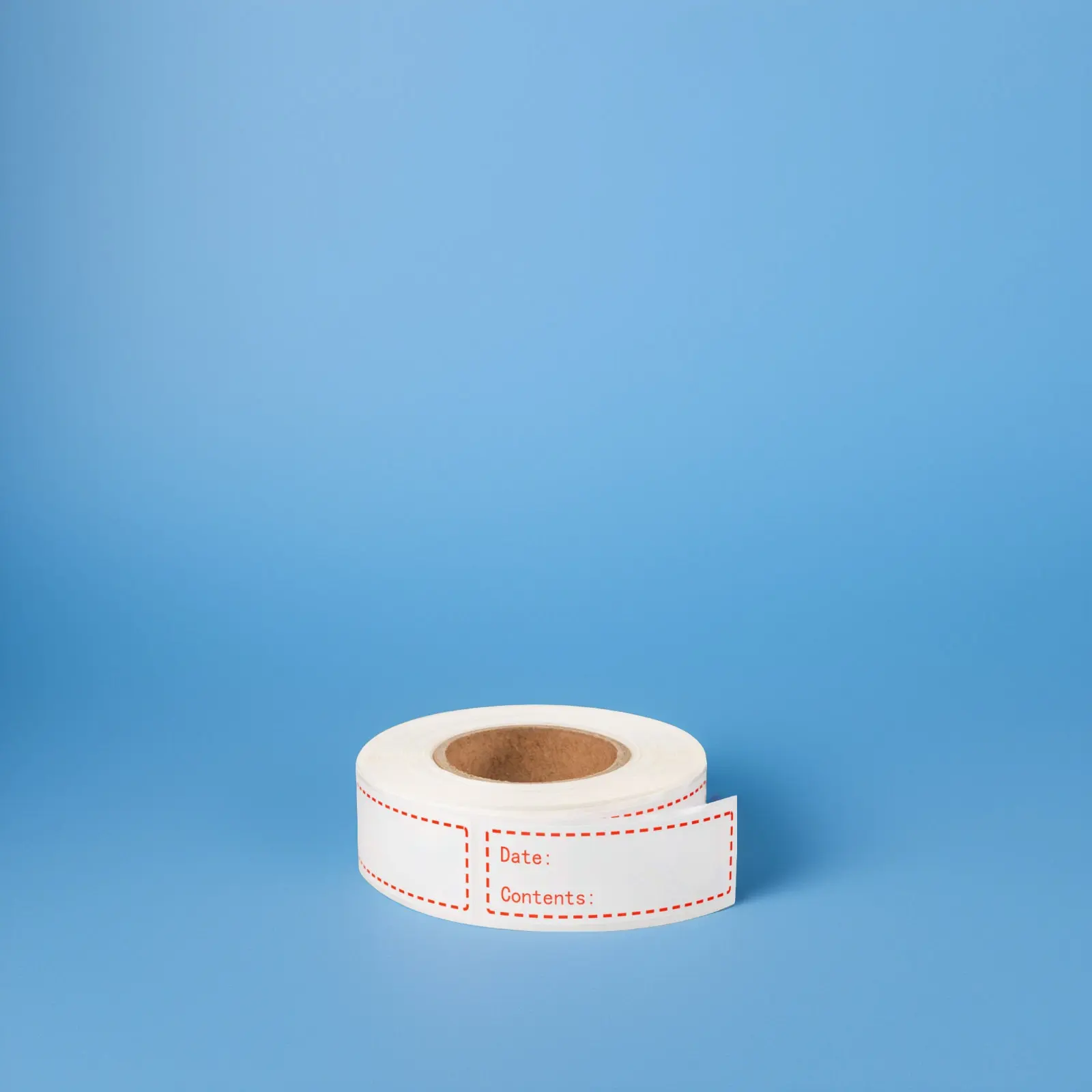 1 rollo de etiquetas en blanco para almacenamiento de alimentos, etiquetas removibles para refrigerador y congelador, para rastrear la fecha, el contenido y la fecha de caducidad, para cocina, restaurante, supermercado
