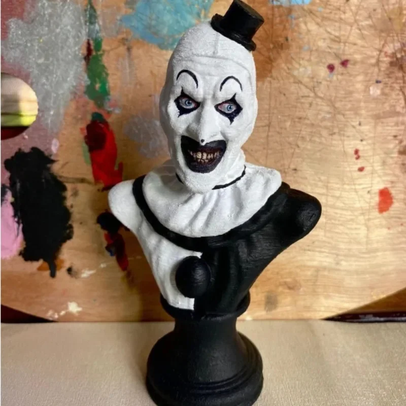 Halloween Terrifier Art The Clown Figure Horror Clown Toy Outdoor Garden Halloween Statue Decoration Resin Sculpture Model