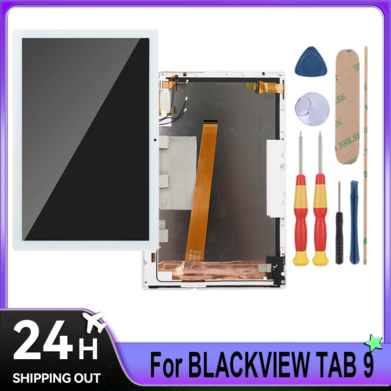 For Blackview TAB 9 TAB W10 LCD Display + Touch Screen With Frame Full Assembly Tablet Replacement Parts With Tools