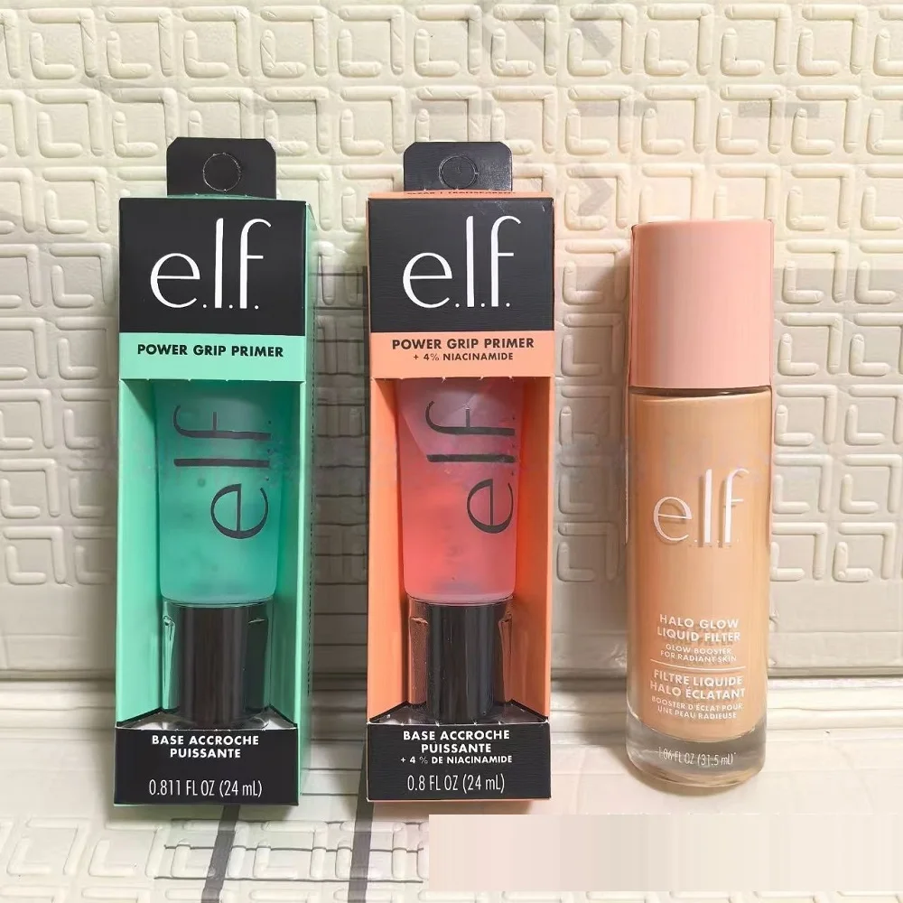 Hot Elf Makeup - Balsamo per labbra al caramello alla vaniglia Lucidalabbra colorato idratante, gel primer con impugnatura idratante acida, nebbia fissante, base FAIR 0,5