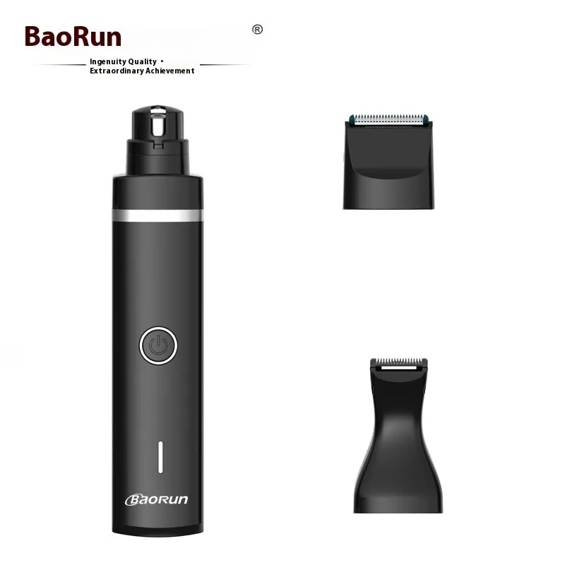 Three-in-One Battery-Powered 110-240V Plastic Eco-friendly Pet Grooming Tool for Dogs Hair Trimming Nail Grinding Cleaning