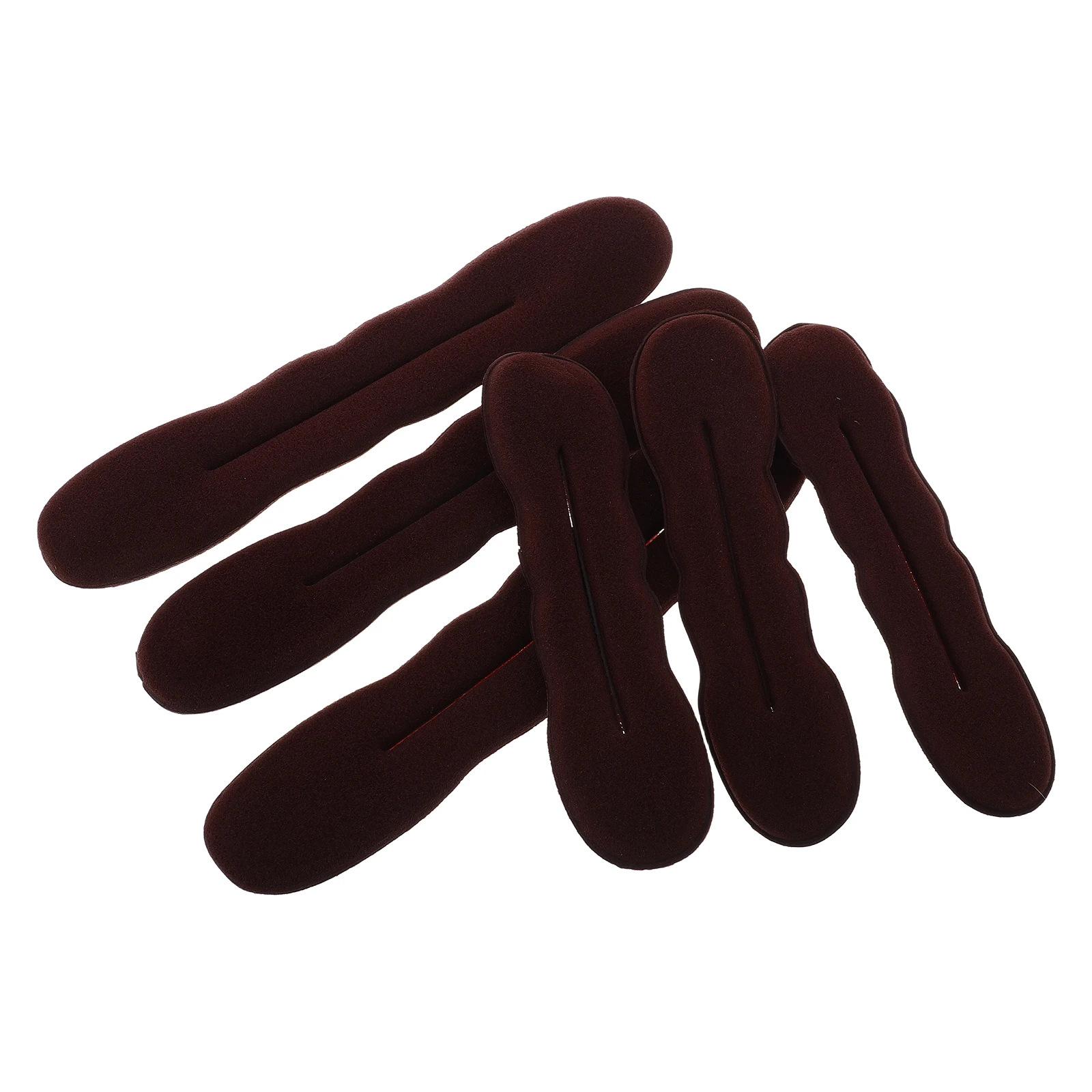 

6pcs Lazy Bun Maker For Thin Long Hair Large Donut Hair Bun Tools Reusable Styling Band Portable Twist Hairstyle Former Female