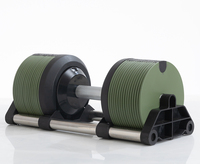 New Patent 20kg - 36kg Spray Paint Adjustable Dumbbell with 1kg Increments for Body Building Custom Dumbbell Adjustable