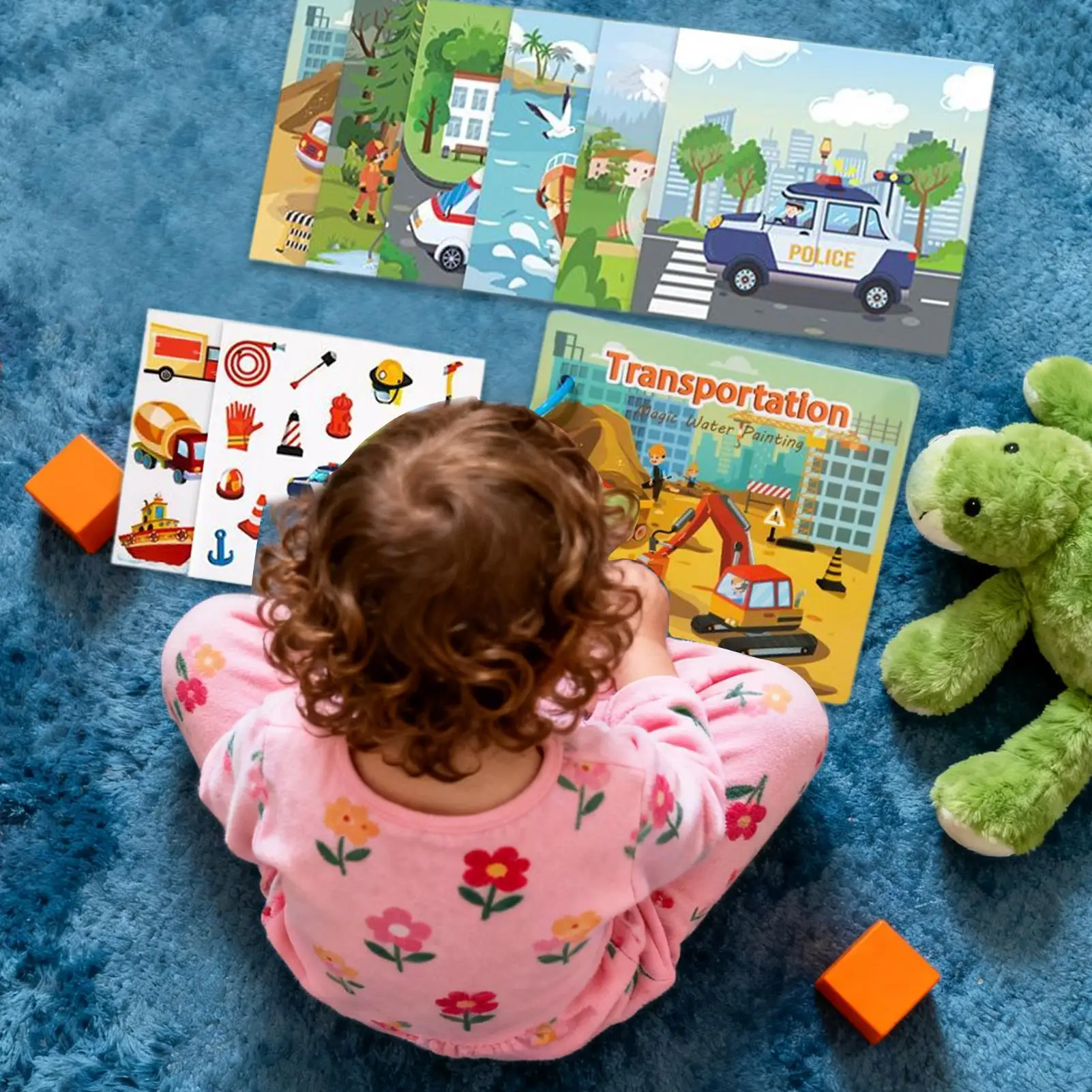 Aquarel tekenboek Creatief interactief activiteitsspeelgoed Aquarelverfboek voor familie Kind Ouder Jongen Meisje Thuisschool