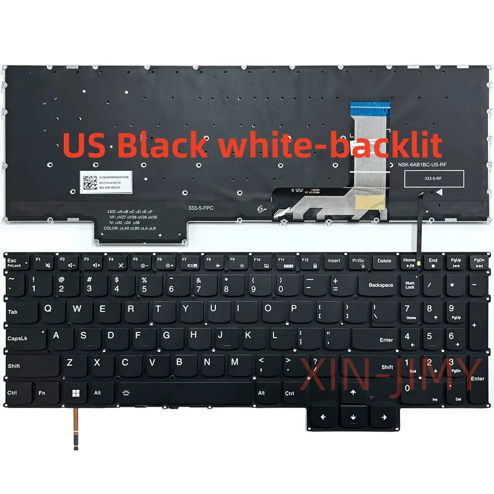 US RGB Backlit Keyboard For Lenovo LOQ 15ARP9 15AHP9 15IAX9 15IAX9 15IRX9 15IAX9I