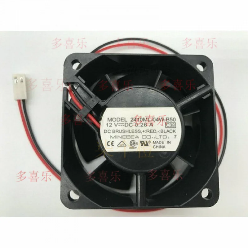 

ZMZM 1 шт. ДЛЯ вентилятора 2410ML-04W-B50 DC12V 0,26A 6025 60 # А6–37