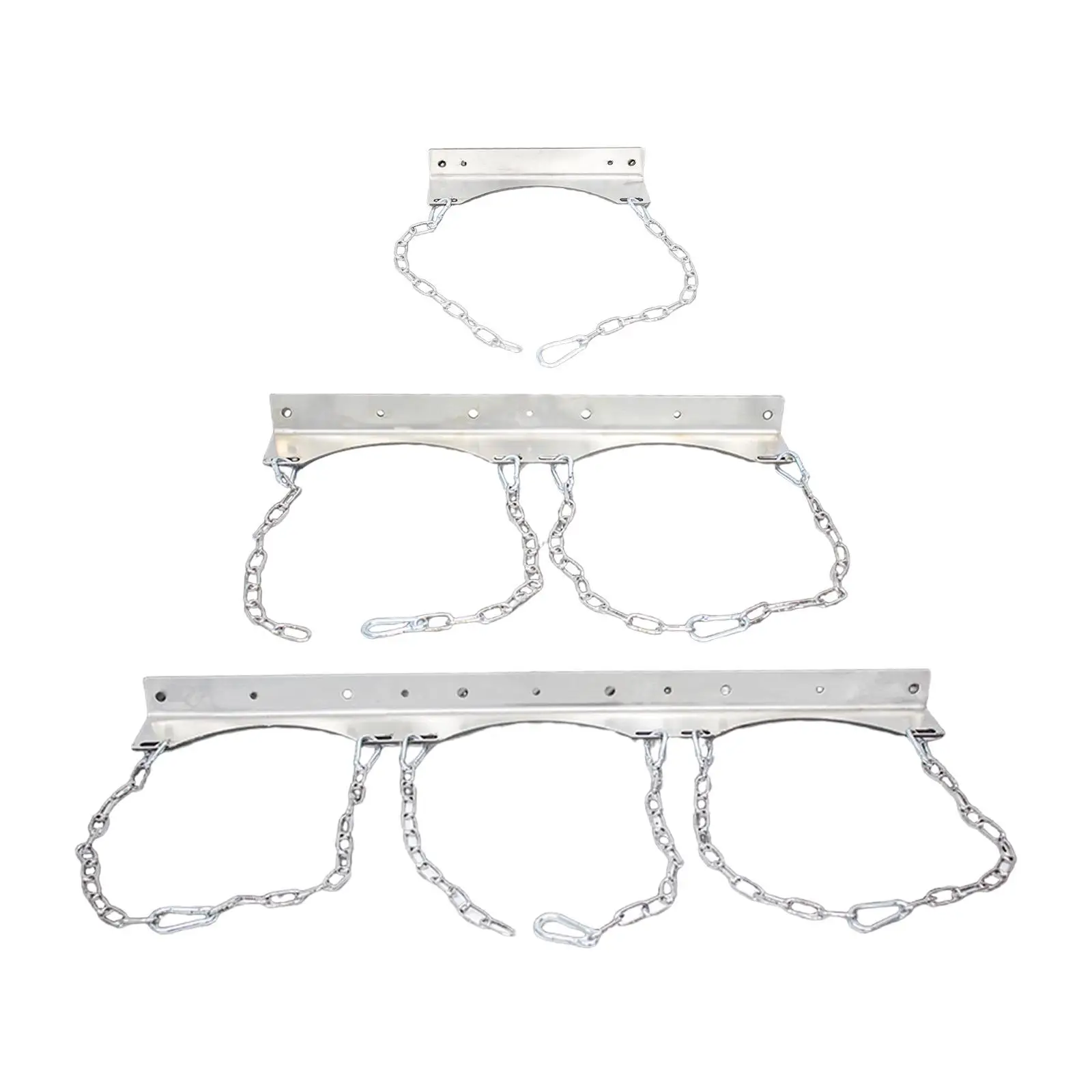 Gas Cylinder Holder, Heavy Duty, Stable Stainless Steel Organized Propane Tank Holder Supporter Gas Cylinder Bracket