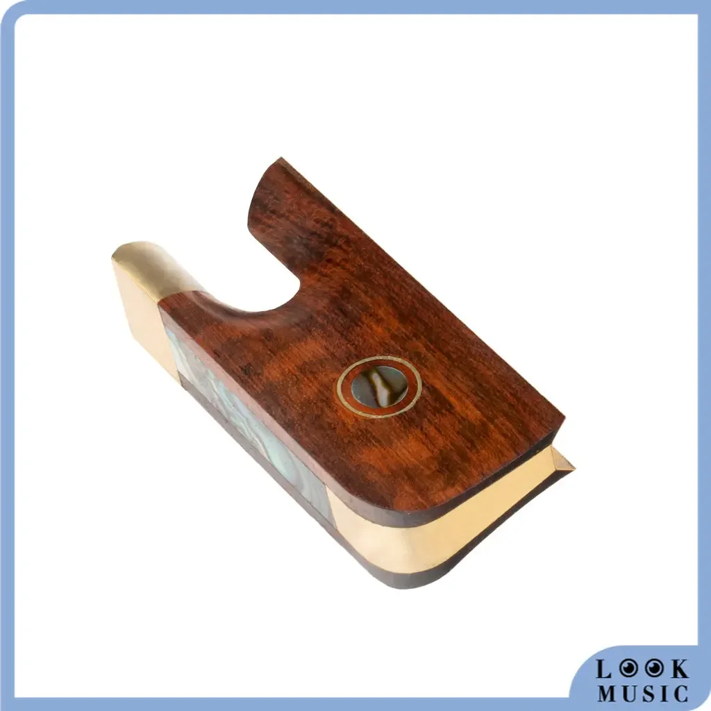 LOOK High Quality 4/4 3/4 Snake Wood Cello Bow Frog Full Lined Underslide Spread Wedge Ferrule Pearl Slide Hair Channel Already