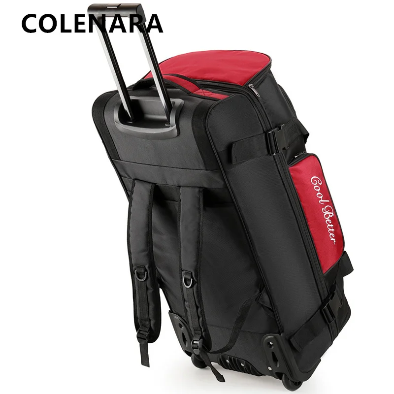 

COLENARA чемодан большой вместимости, мужской рюкзак из ткани Оксфорд на плечах, ящик для хранения в деловом поезде, женский складной чемодан