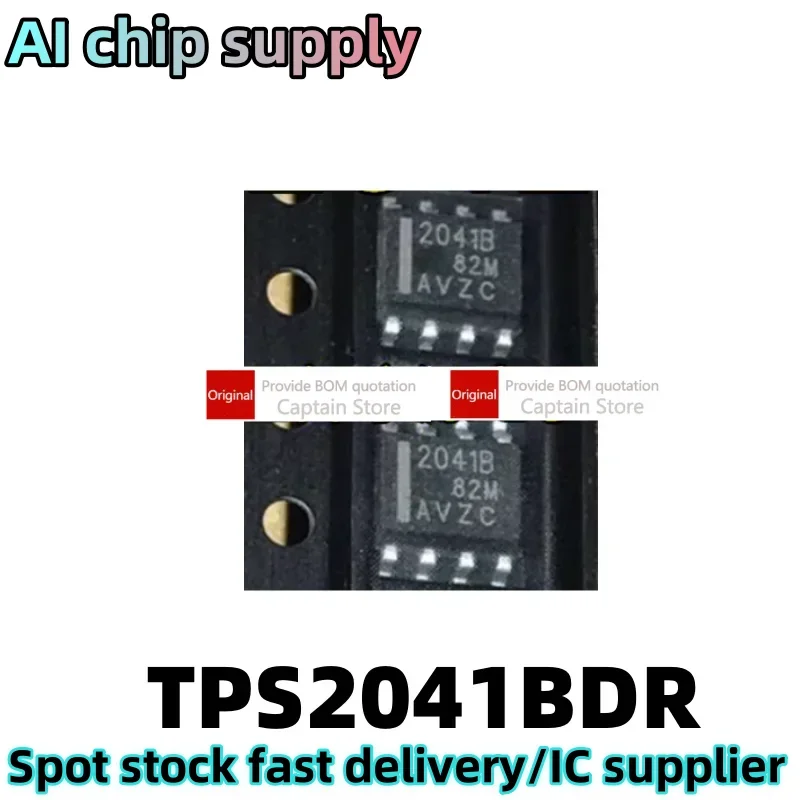 5PCS TPS2041B 2041B TPS2041BDR SOP8 pin power distribution chip chip chip IC