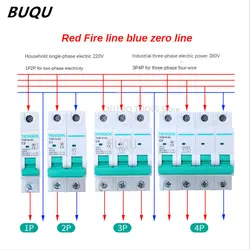 1P 2P 3P 4P DC 220V-380V 10Solar Mini Circuit Breaker MCB Fuse PV System Solar Engery 3/6/10/16/20/25/32/40/50/63/A