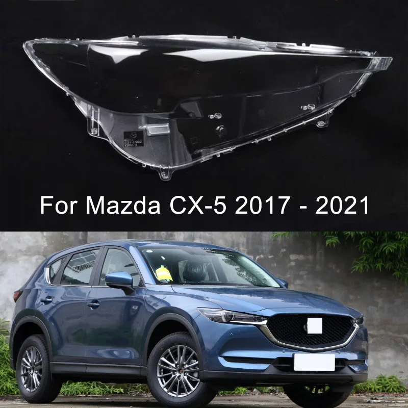 

Чехол для передней фары автомобиля Mazda CX-5 2017-2021, налобный абажур, лампа для передней фары, головная лампа, искусственное стекло, оболочка, крышки