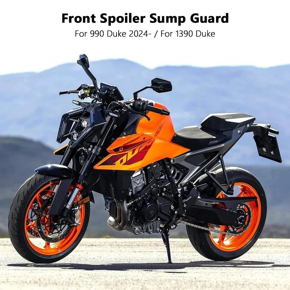

1390Duke New Motocycle Oil Pan Protection Cover Front Spoiler Sump Guard Black For 1390 Duke 1390 990 DUKE 990Duke 2025 2024