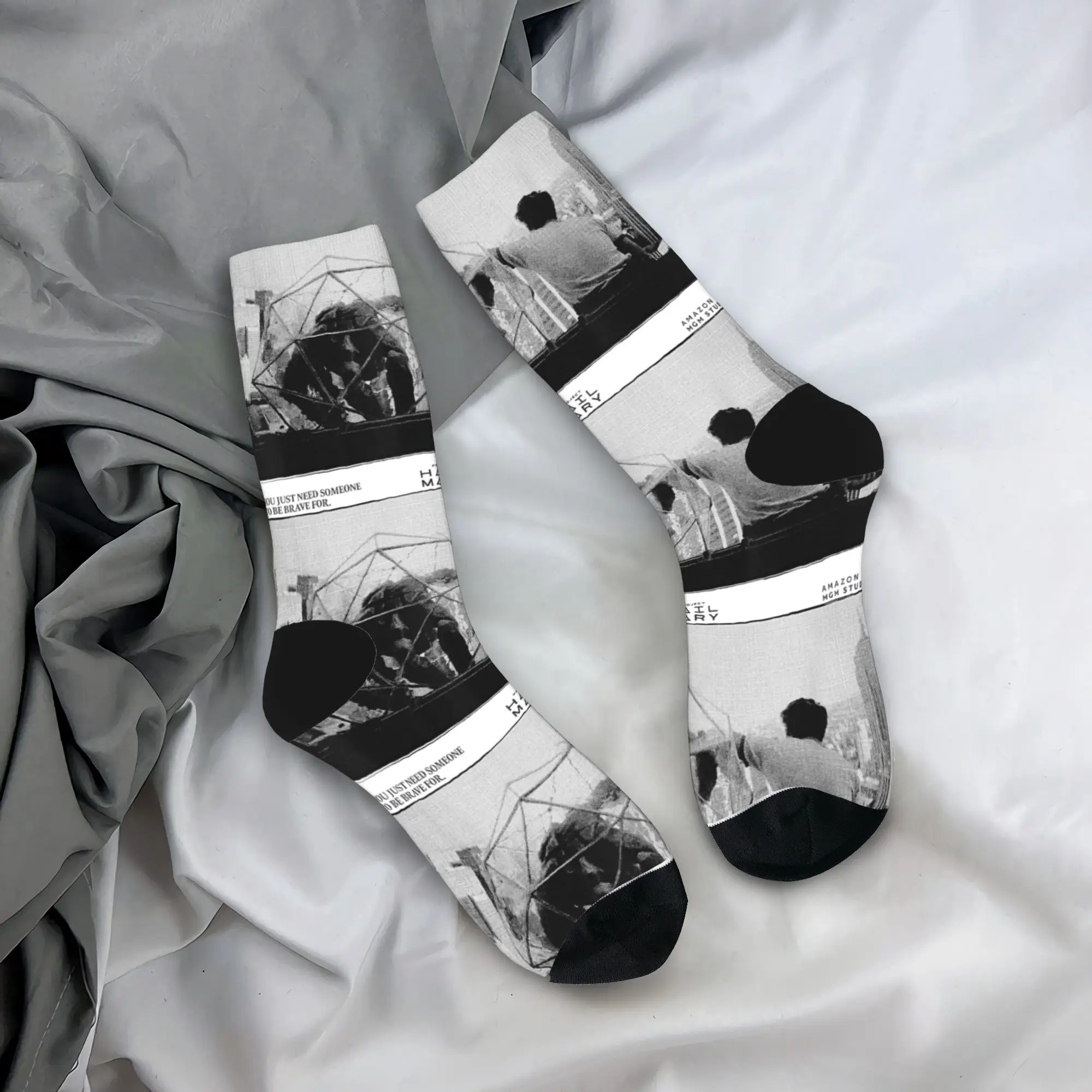 You Just Need Someone Project Hail Mary Socks Spring  Stockings Fashion Men Breathable Socks Custom Cycling Anti Skid Socks