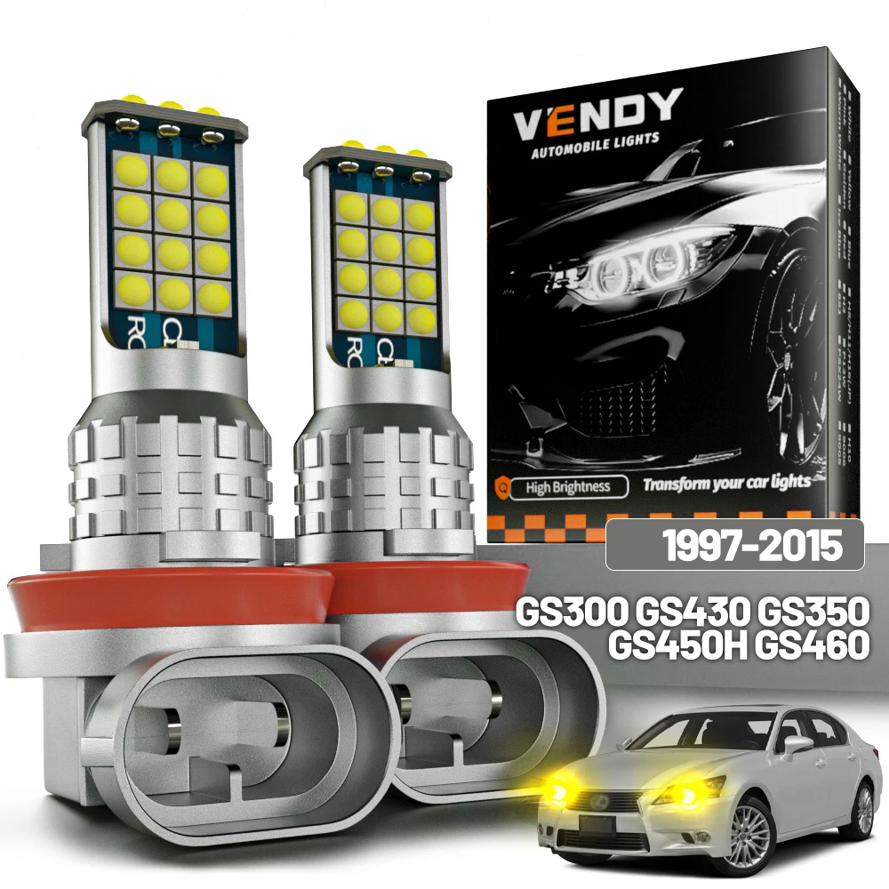 

2pcs LED Fog Light For Lexus GS300 GS430 GS350 GS450H GS460 1997-2015 2001 2006 2007 2008 2011 2013 Canbus Accessories