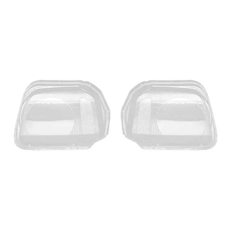 

AB59-1Pair Front Headlight Lens Lampshade Shell For Jimny 2006-2016 Headlamp Lights Glass Replacement Auto Shell