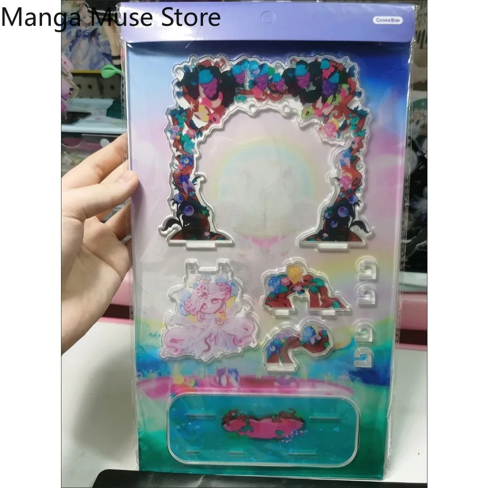 Cookie Run: Kingdom Eternal Sugar Cookie 5th Anniversary Acrylic Standee With Back Card Anime Figures Toys Kawaii Fans Gift Cute