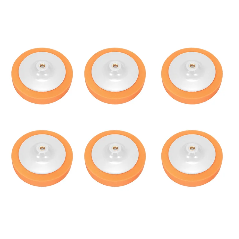 

6 шт., 7 дюймов, 180 мм, полировальная головка для автомобиля, швабра, мягкая губка с резьбой M14-A99D