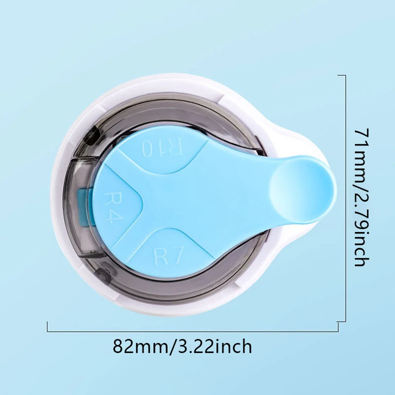 3 في 1 ورقة الزاوية مستدير R4mm + R7mm + R10mm اللكمات لصنع بطاقات الحرف اليدوية وسكرابوكينغ بطاقة البطاقات صنع مشاريع ذاتية الصنع