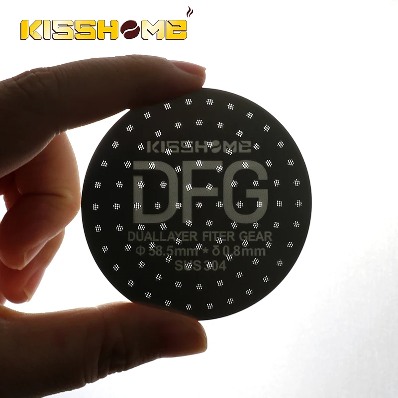 

KISSHOME кофейная шайба, экран 51 мм, 53,5 мм, 58,5 мм, металлический фильтр для эспрессо для Delonghi Breville, портафильтр, аксессуары для бариста, инструменты