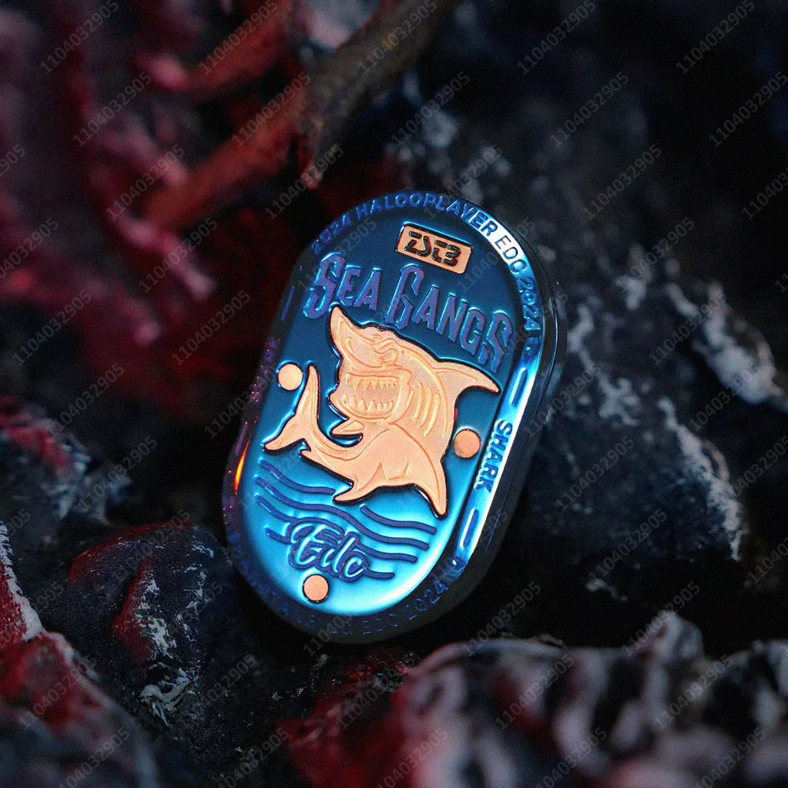 EDC グレートシャーク インフィニット フィジェットスライダー メタル フィジェットスピナー カードプッシュクリッカー ストレス解消 不安軽減 おもちゃ 大人向けギフト