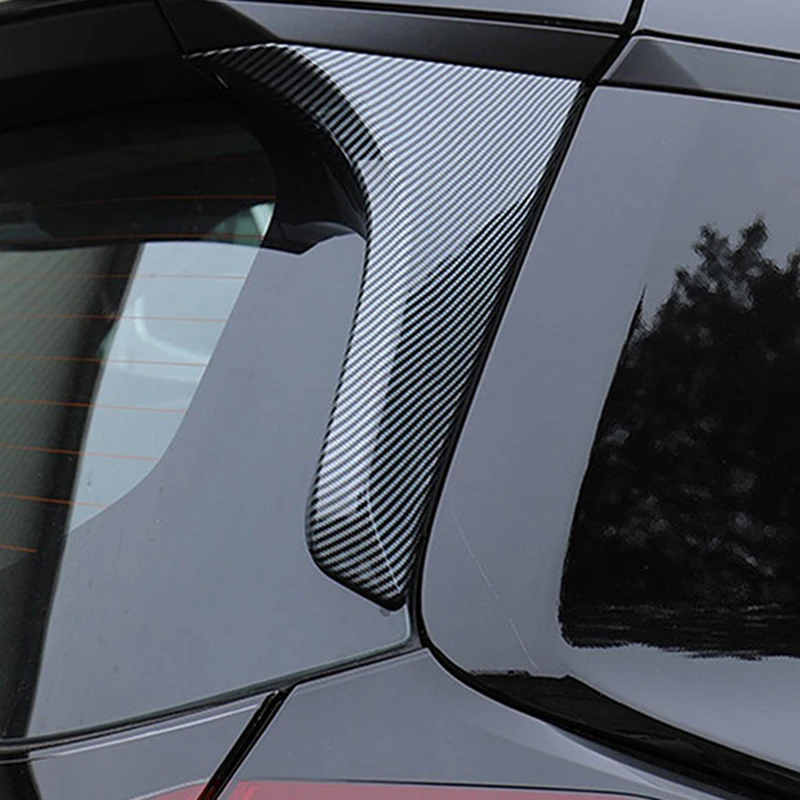 For Toyota RAV4 XA60 2026 Colorful Rear Window Side Wing Winglet Triangle Spoiler Cover Trim Car Styling