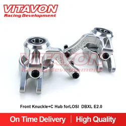 VITAVON LOSI DBXL E2.0 CNC aluminium7075 snodo anteriore + C Hub