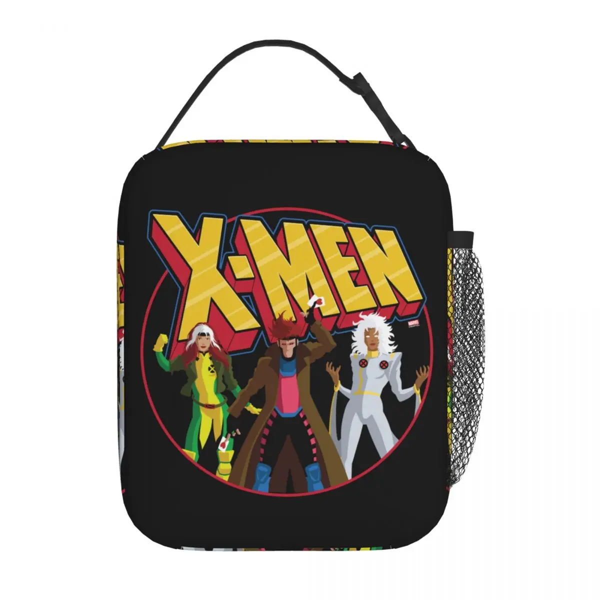 X-Men Rogue Gambit Storm Icon Insulated Lunch Bags Cooler Meal Container Leakproof Tote Lunch Box Men Women Beach Outdoor