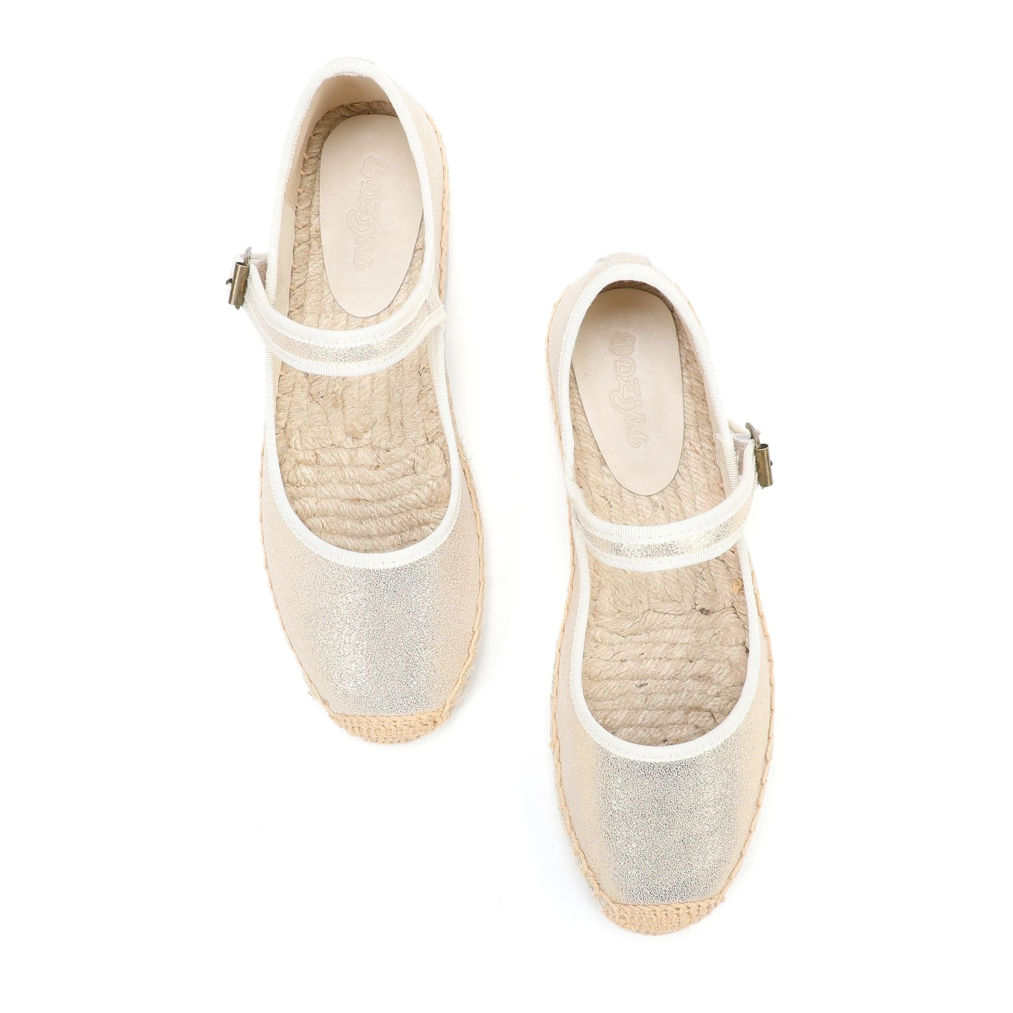 Stylish Mary Jane Espadrilles Women's Flat Shoes with Breathable Canvas Upper Ladies Loafers