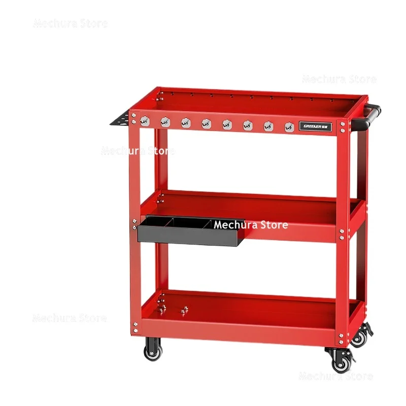 Multi-Function Mobile Tool Trolley – Heavy Duty Rolling Storage Cabinet Shelves Workshop Drawers Garage Mechanic Organizer Rack