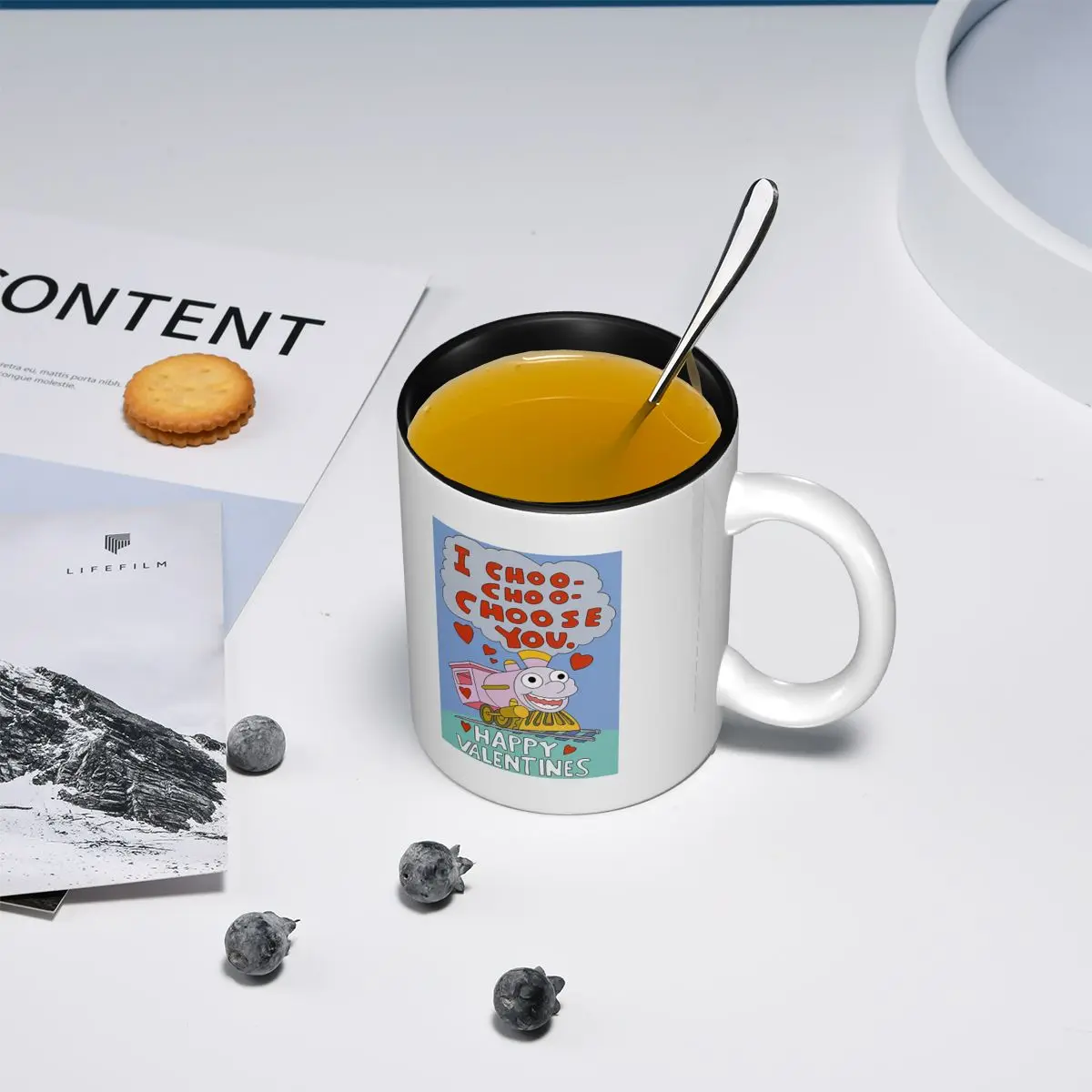 I Choo Choo Choose You Happy Valentines Mug Funny Ceramic Coffee Cups Tea Mugs Milk Cup Drinkware Gifts for Woman Man