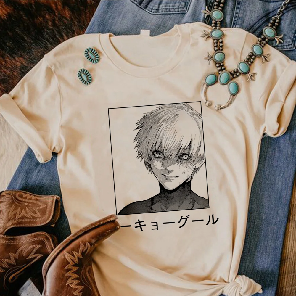 Tokyo Ghoul top women summer tshirt girl manga clothing