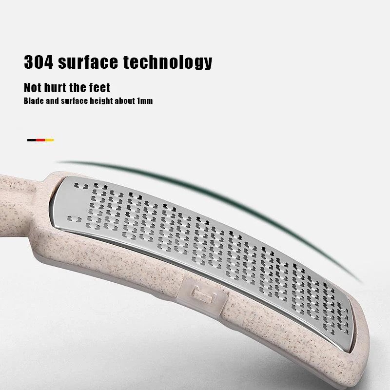 1 قطعة ملف القدم عرموش ومزيل الكالس ، فولاذ عالي الجودة أفضل العناية بالقدم باديكير سطح معدني أداة لإزالة الجلد الصلب #3