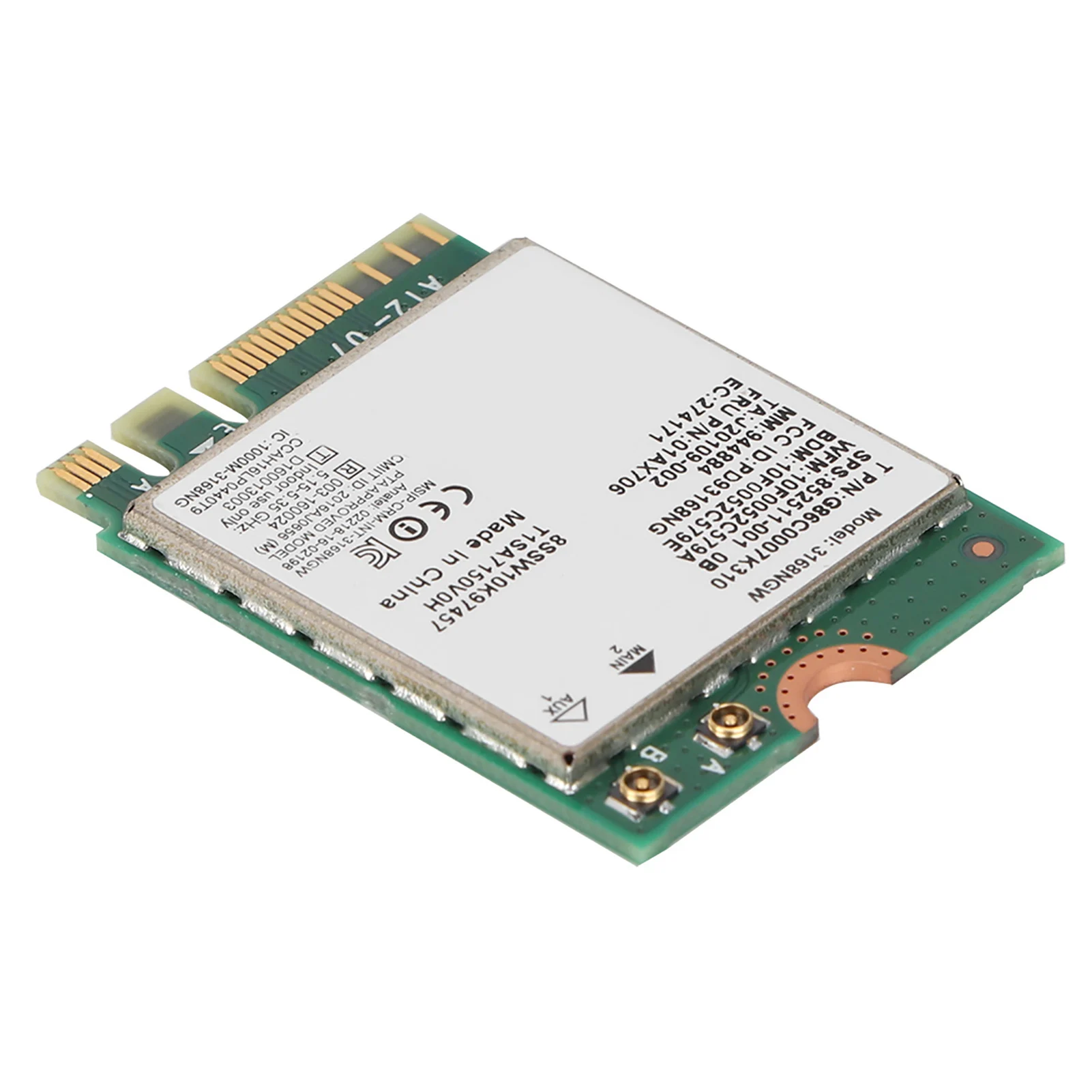 High Speed Internet 3168NGW Wireless-AC Dual Band Wifi Network Card with Bluetooth 4.2 for Laptop Desktop PC Internet Access