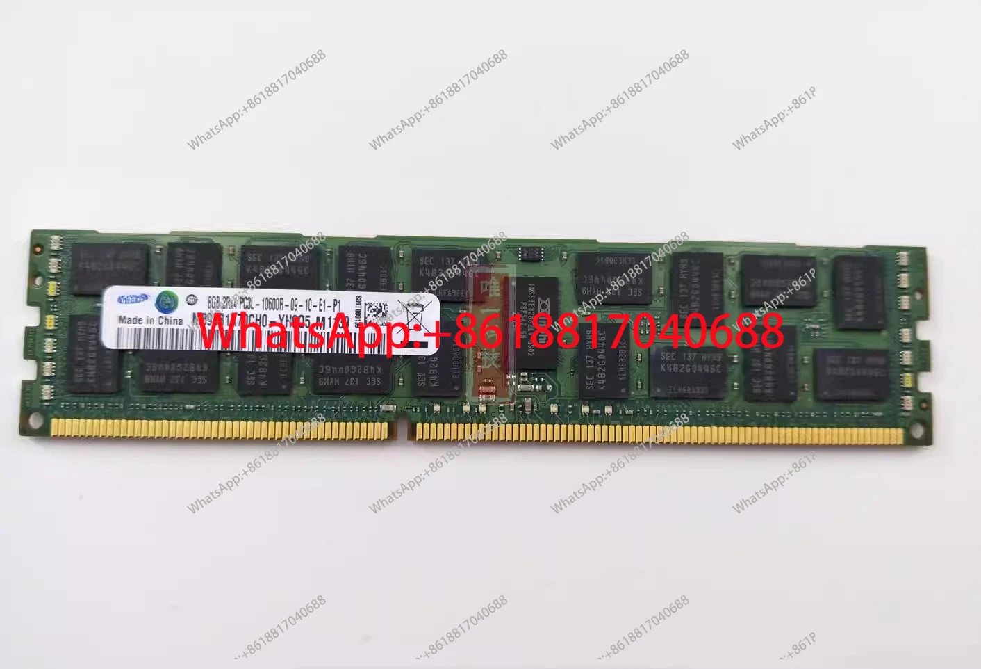 8G 2RX4 PC3L-10600R 1333 ECC REG Server Memory Module