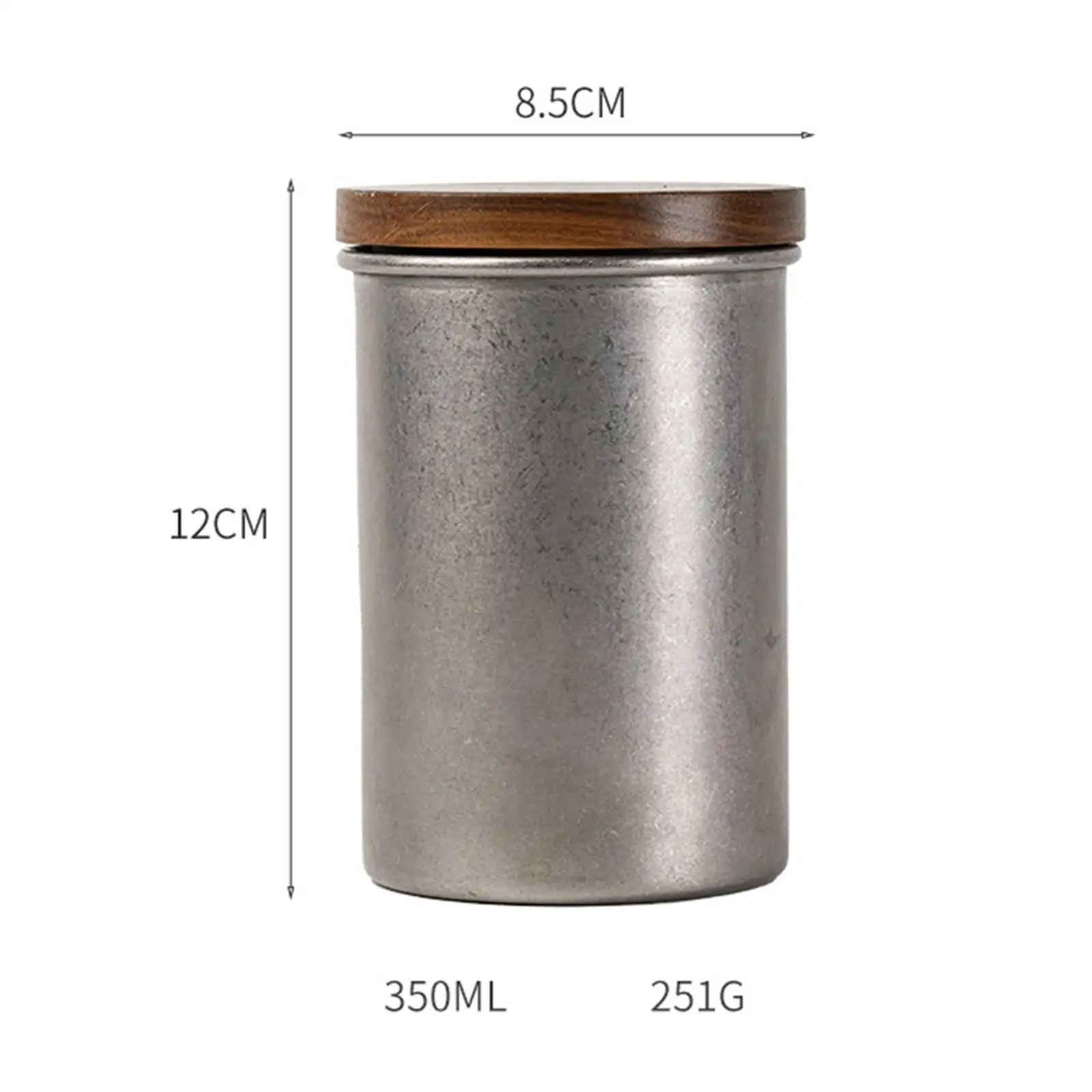 Stainless Steel Coffee Containers Coffee Canisters Airtight Lid Portable