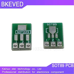 Adaptateur de pas de carte de transfert PCB, SOT89, SOT-89, SOT-223, SOT223 vers DIP, ensembles continents, 20 pièces