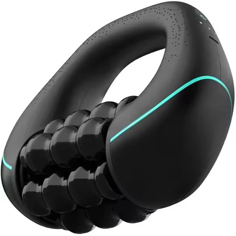 Mini Rolling Percussive Massager Verlichting van vermoeidheid van het hele lichaam Diepe weefsel- en spierherstel Oplaadbare krachtige 3-snelheids spin