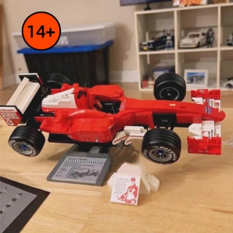 

F2004 Race Car Mechanical Structure Bricks Assembling Automobile Ornament Fun DIY Toys Ideal Adults Holiday Birthday Gifts