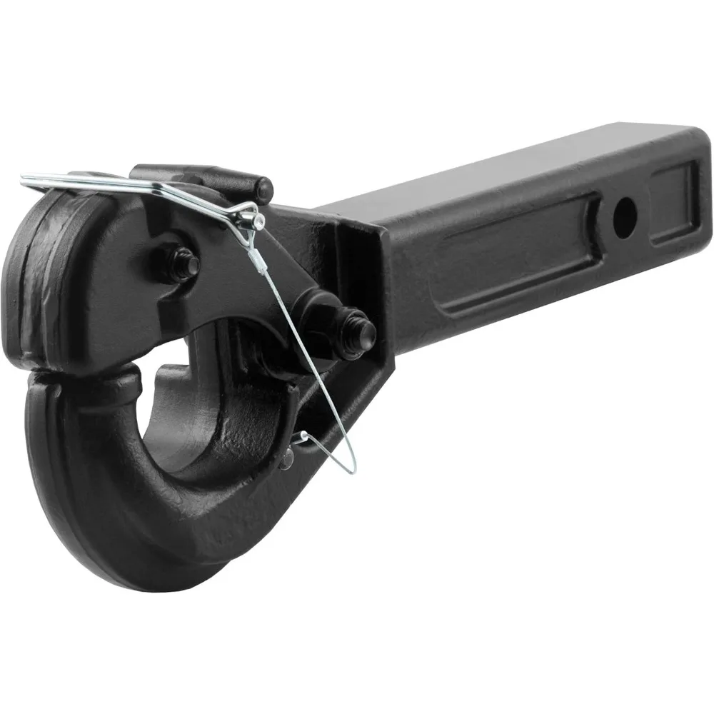

Heavy-Duty Pintle Hook Hitch for 2-Inch Receiver, 20,000 lbs Capacity, Fits 2-1/2-Inch Lunette Ring