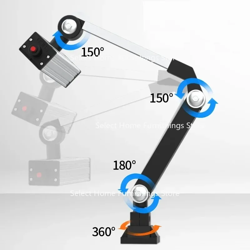 

Apply To New LED Machine Tool Work Light 220v Milling Machine Punch Grinding Waterproof Light 24v CNC Long Arm Lathe Light 36v