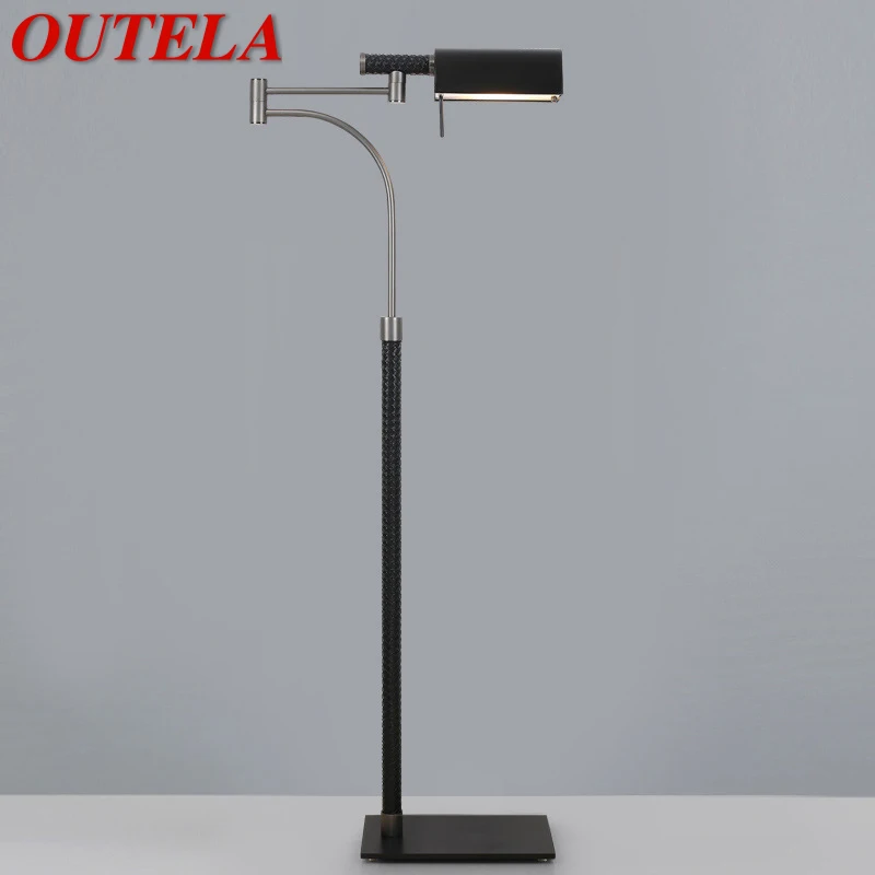 

OUTELA Nordic Floor Lamp Fashionable Modern Family Iiving Room Bedroom Creativity LED Decorative Standing Light