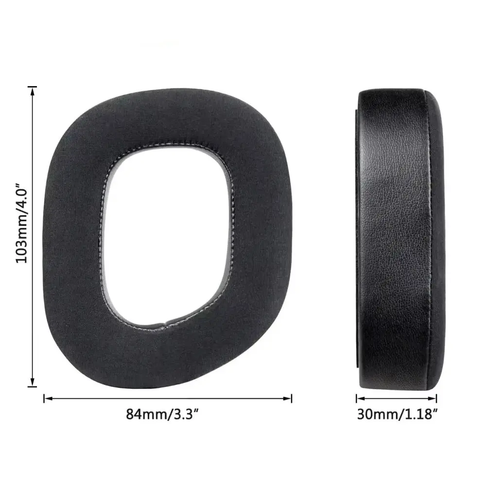1Pair Sponge Foam Ear Pads Comfortable Soft Replacement Ear Cushion Breathable Earpads for Corsair HS80 RGB