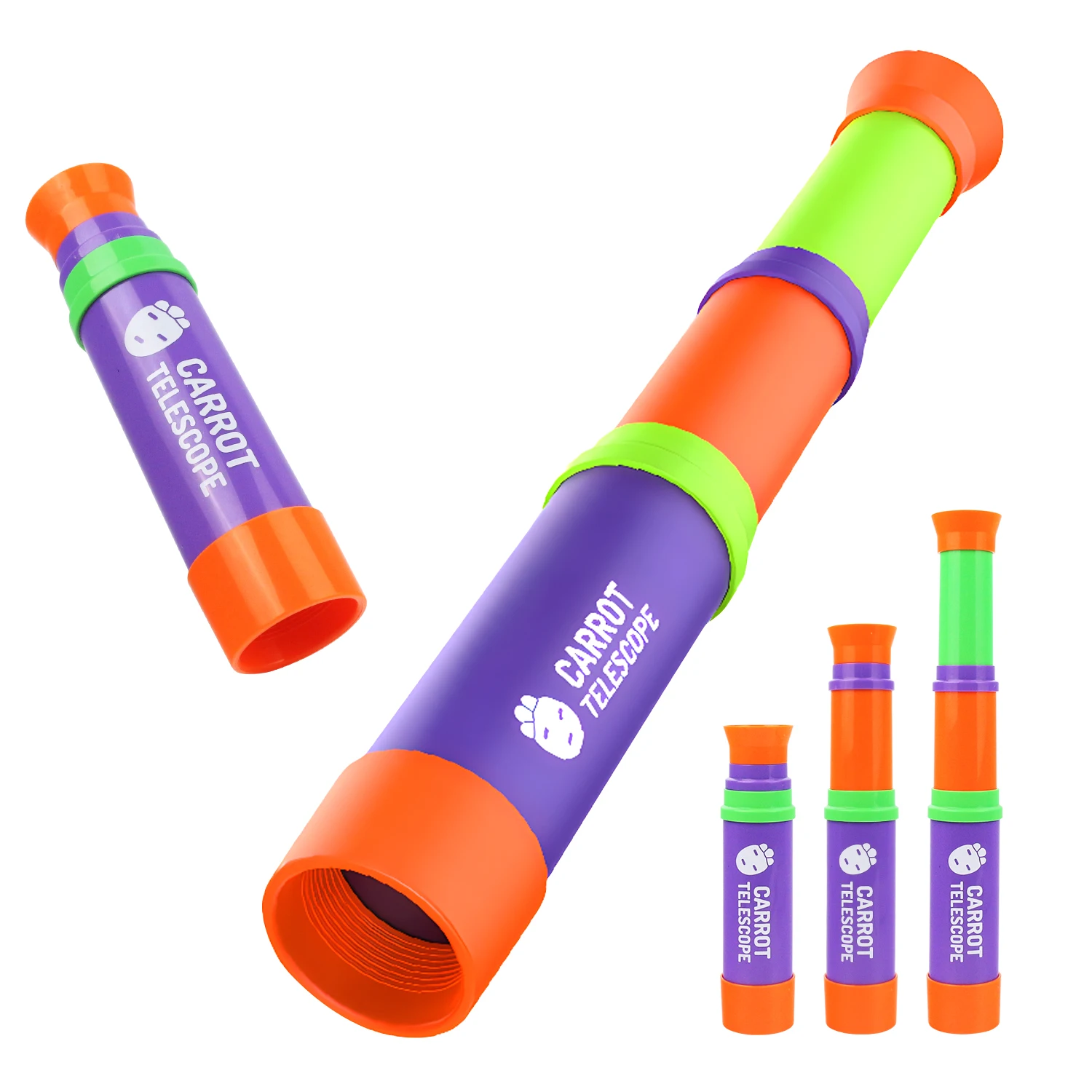 Carrot telescope high magnification high-definition children's specific mini telescopic focusing educational puzzle toy