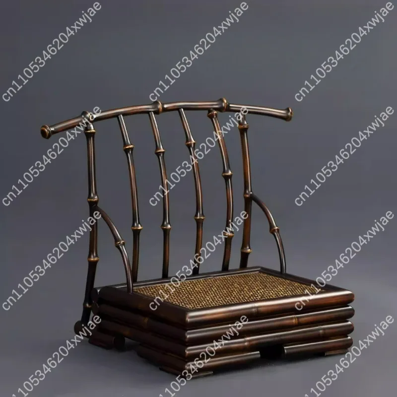 Bamboo Zen Trace | Gongzhu Tatami Chair, Designer Tea Room Furniture Bay Window Bamboo Tea Table Kang Table Chinese Tea Table
